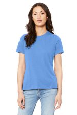 BELLA+CANVAS Women's Relaxed Jersey Short Sleeve Tee. BC6400 Carolina Blue