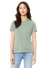 BELLA+CANVAS Women's Relaxed Jersey Short Sleeve Tee. BC6400 Dusty Blue