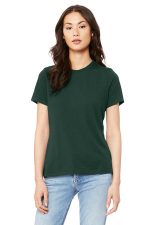 BELLA+CANVAS Women's Relaxed Jersey Short Sleeve Tee. BC6400 Forest