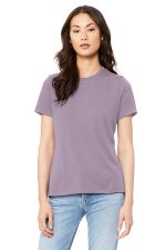 BELLA+CANVAS Women's Relaxed Jersey Short Sleeve Tee. BC6400 Light Violet