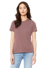 BELLA+CANVAS Women's Relaxed Jersey Short Sleeve Tee. BC6400 Mauve