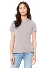 BELLA+CANVAS Women's Relaxed Jersey Short Sleeve Tee. BC6400 Pink Gravel