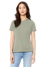 BELLA+CANVAS Women's Relaxed Jersey Short Sleeve Tee. BC6400 Thyme