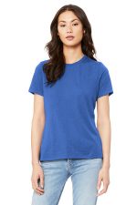 BELLA+CANVAS Women's Relaxed Jersey Short Sleeve Tee. BC6400 True Royal