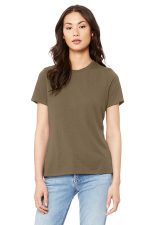 BELLA+CANVAS Women's Relaxed Jersey Short Sleeve Tee. BC6400 Vintage Brown