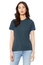BELLA+CANVAS Women's Relaxed Jersey Short Sleeve Tee. BC6400 Vintage Navy