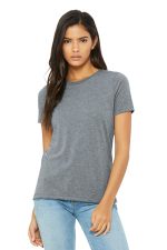 BELLA+CANVAS Women's Relaxed Triblend Tee BC6413 Athletic Grey Triblend