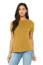 BELLA+CANVAS Women's Relaxed Triblend Tee BC6413 Mustard Triblend