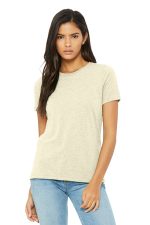 BELLA+CANVAS Women's Relaxed Triblend Tee BC6413 Oatmeal Triblend