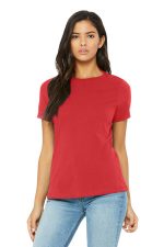 BELLA+CANVAS Women's Relaxed Triblend Tee BC6413 Red Triblend