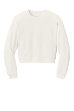 BELLA+CANVAS Women's Raglan Pullover Sponge Fleece BC7505 Vintage White