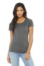 BELLA+CANVAS Women's Triblend Short Sleeve Tee. BC8413 Grey Triblend