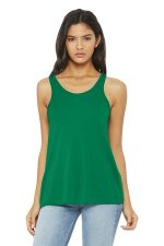 BELLA+CANVAS Women's Flowy Racerback Tank. BC8800 Kelly