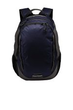 Port Authority Ridge Backpack. BG208 Deep Navy/ Dark Charcoal