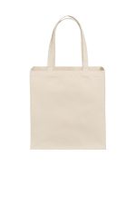 Port Authority Cotton Canvas Over-the-Shoulder Tote BG426 Natural