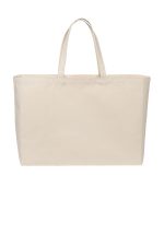 Port Authority Cotton Canvas Jumbo Tote BG427 Natural