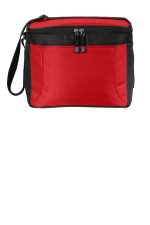 Port Authority 12-Can Cube Cooler. BG513 Red/ Black