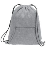 Port & Co Core Fleece Sweatshirt Cinch Pack. BG614 Athletic Heather
