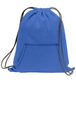 Port & Co Core Fleece Sweatshirt Cinch Pack. BG614 Royal