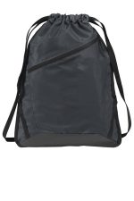 Port Authority Zip-It Cinch Pack. BG616 Graphite/ Black