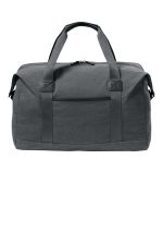 Port Authority Washed Canvas Duffel BG8030 Grey Steel
