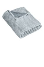 Port Authority Plush Texture Blanket. BP35 Dress Blue Navy