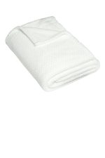 Port Authority Plush Texture Blanket. BP35 Marshmallow