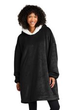 Port Authority Mountain Lodge Wearable Blanket BP41 Black