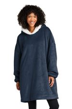 Port Authority Mountain Lodge Wearable Blanket BP41 Navy Eclipse
