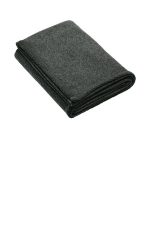 Port Authority Arc Sweater Fleece Blanket BP46 Deep Smoke Heather