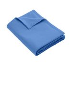 Port & Co Core Fleece Sweatshirt Blanket. BP78 Carolina Blue