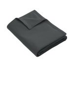 Port & Co Core Fleece Sweatshirt Blanket. BP78 Charcoal