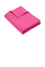 Port & Co Core Fleece Sweatshirt Blanket. BP78 Neon Pink