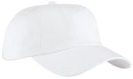 Port Authority Unstructured Brushed Twill Cap. BTU White