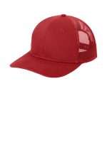 Port Authority Snapback Trucker Cap. C402 Flame Red