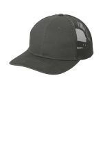 Port Authority Snapback Trucker Cap. C402 Grey Steel