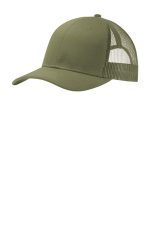 Port Authority Snapback Trucker Cap. C402 Olive Drab Green