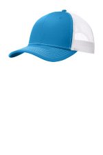 Port Authority Snapback Trucker Cap. C402 Parcel Blue/ White