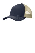 Port Authority Snapback Trucker Cap. C402 Rich Navy/ True Khaki