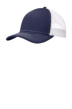 Port Authority Snapback Trucker Cap. C402 True Navy/ White