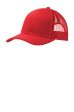 Port Authority Snapback Trucker Cap. C402 True Red