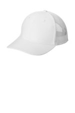 Port Authority Snapback Trucker Cap. C402 White