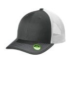 Port Authority Eco Snapback Trucker Cap C402ECO Smoke Grey/ White