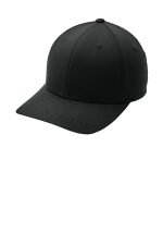 Port Authority Flexfit Cotton Twill Cap. C813 Black