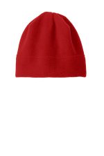 Port Authority R-Tek Stretch Fleece Beanie. C900 Red