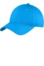 Port Authority Six-Panel Unstructured Twill Cap. C914 Sapphire