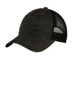 Port Authority Pigment Print Mesh Back Cap. C927 Black