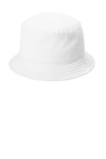 Port Authority Twill Short Brim Bucket Hat C976 White