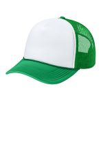 Port Authority Foam Truck'N Cap C993 White/ True Kelly Green/ True Kelly Green
