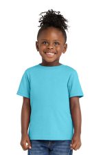 Port & Co Toddler Core Cotton Tee. CAR54T Aquatic Blue